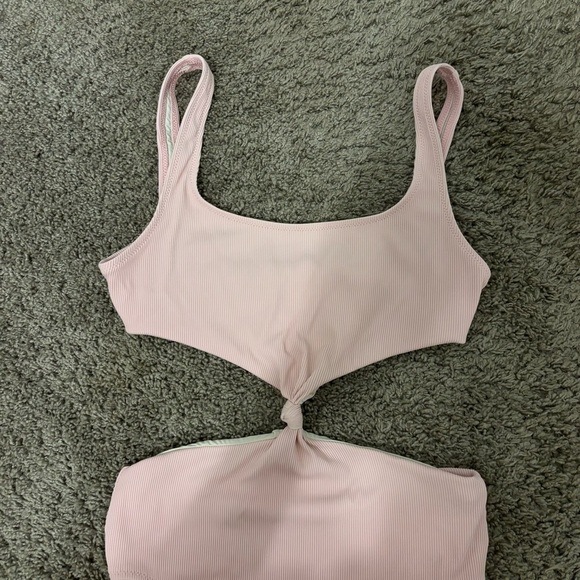 Solid & Striped Bailey One Piece Pale Pink Swimsuit - Picture 5 of 13